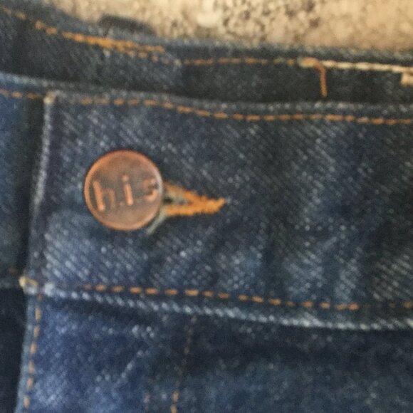 h.i.s authentic 70s vintage jeans - Picture 2 of 5